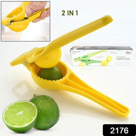 2 in 1 lemon squeezer and bottle opener plastic kitchen tool 22 cm