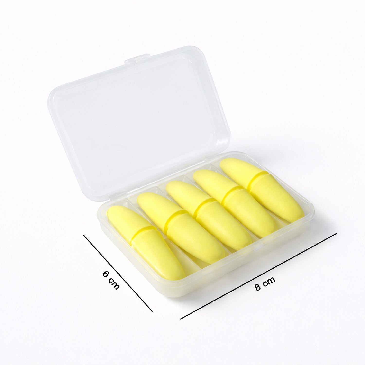 soft foam noise reduction ear plugs reusable pack of 5 pairs