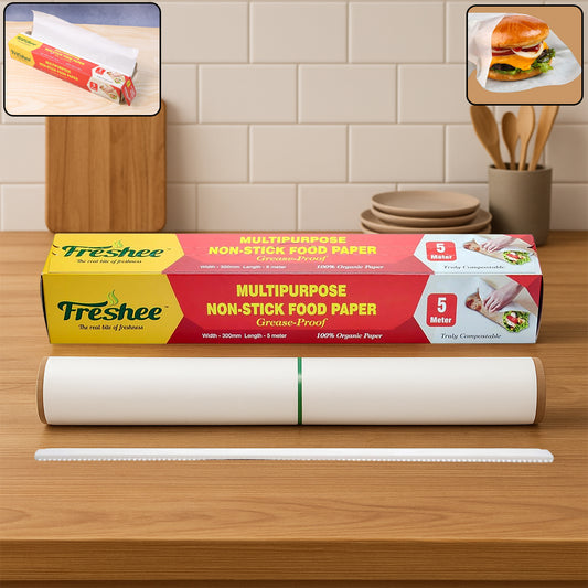 grease-proof non-stick food paper roll 300 mm 5 metres