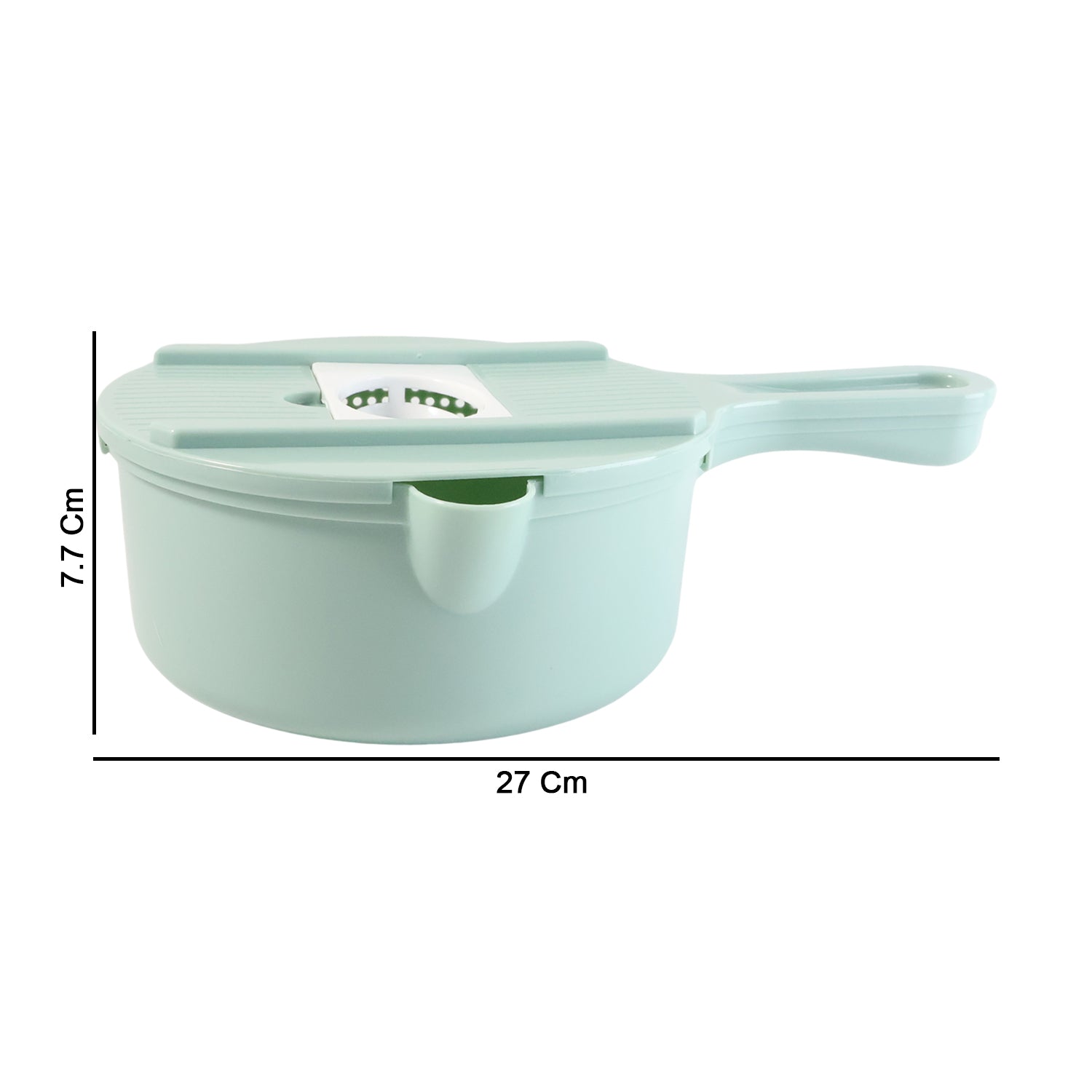 multi-function vegetable cutter set with blades and strainer 27 cm