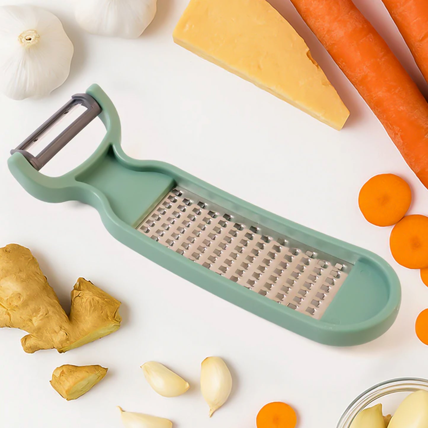 2 In 1 Multipurpose Vegetable Peeler And Grater Tool