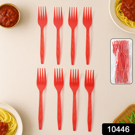disposable plastic forks pack of 8 for dining