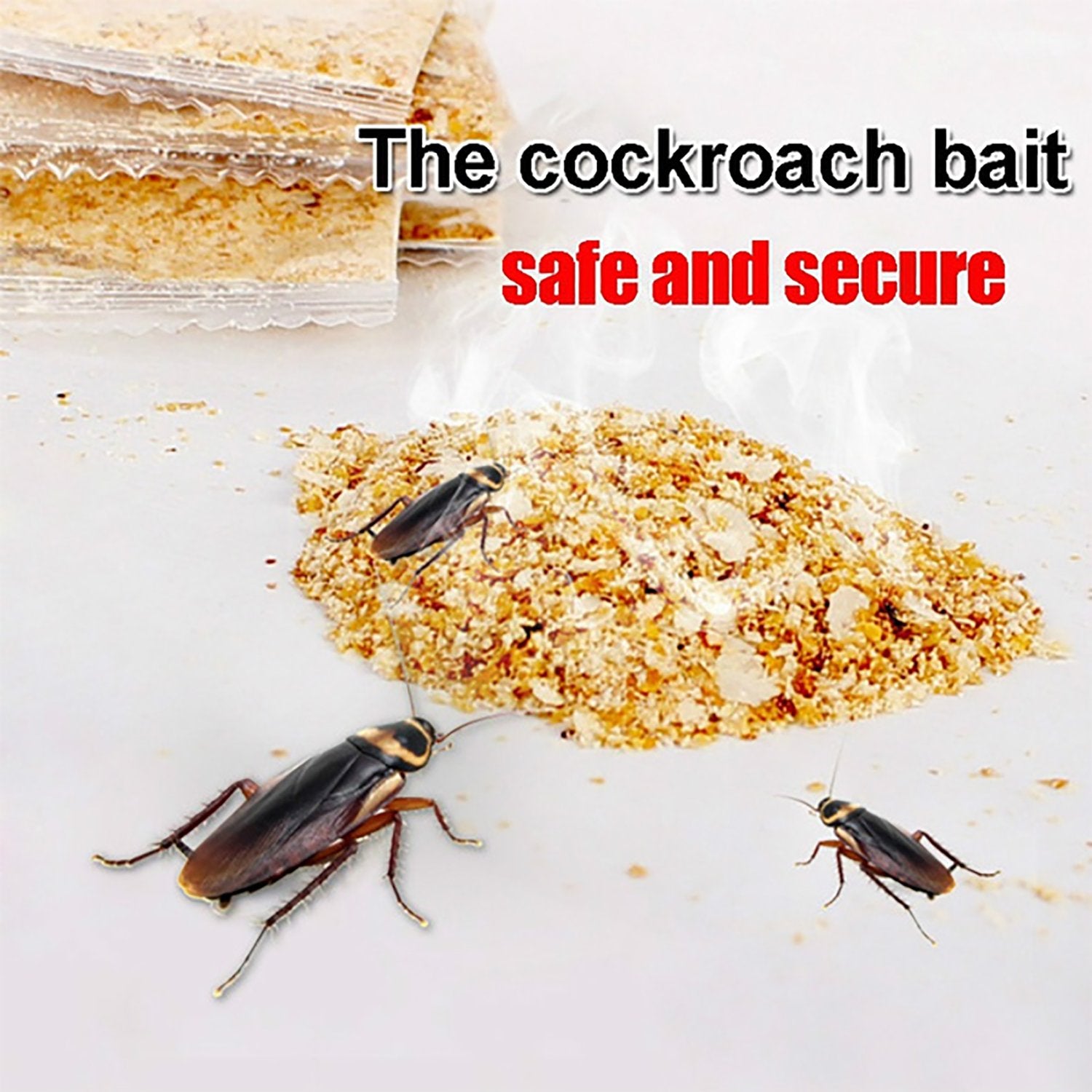 cockroach trap box 14 cm x 14 cm x 5 cm pvc material
