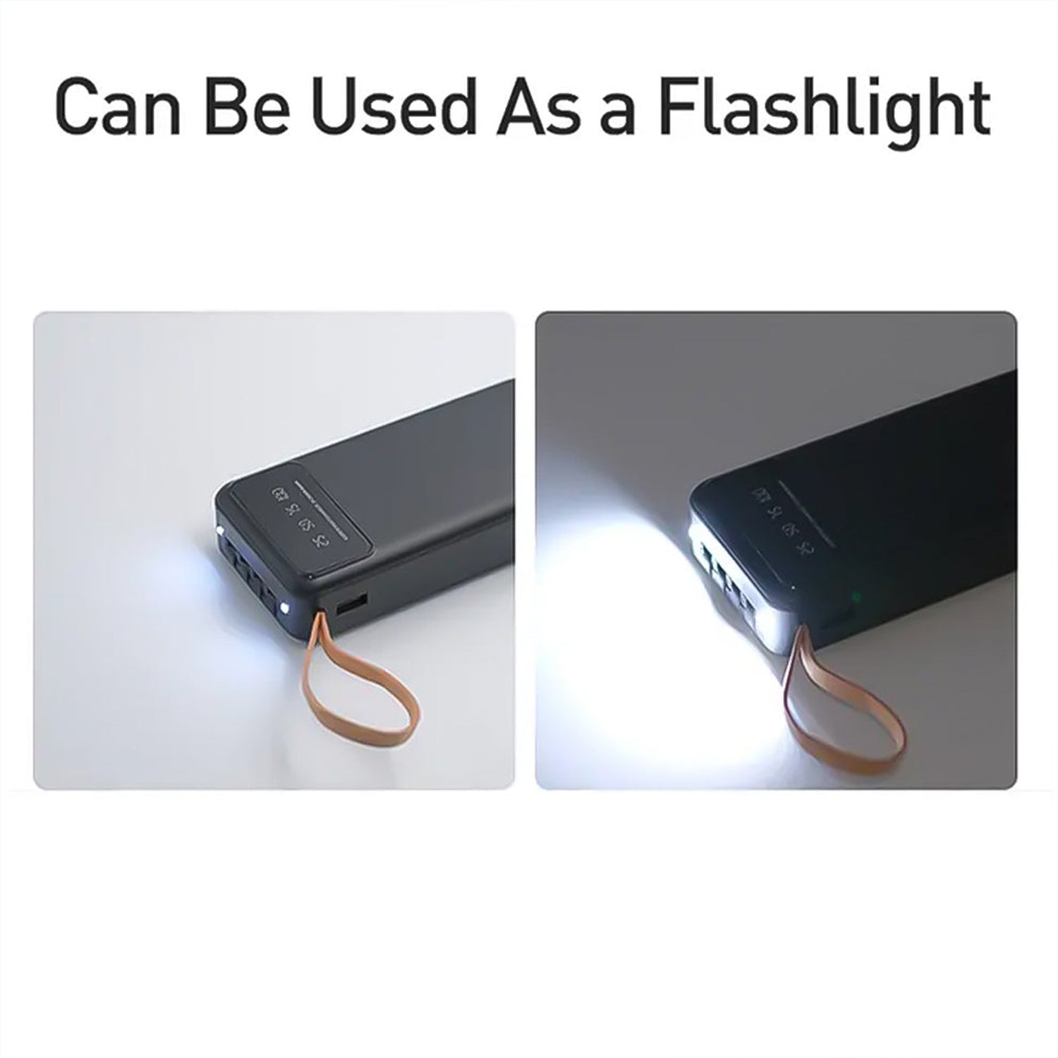 lithium polymer power bank 10000mah with mobile holder pack of 1