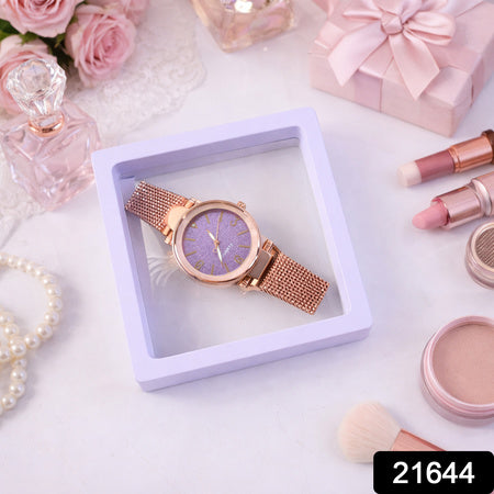 Elegant Womens Analog Wrist Watch With Display Box