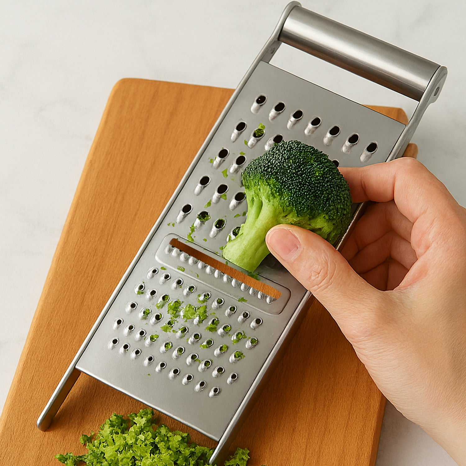 stainless steel grater slicer 3-in-1 kitchen tool compact design