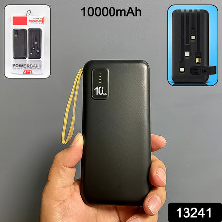 lithium polymer power bank 10000mah with mobile holder pack of 1