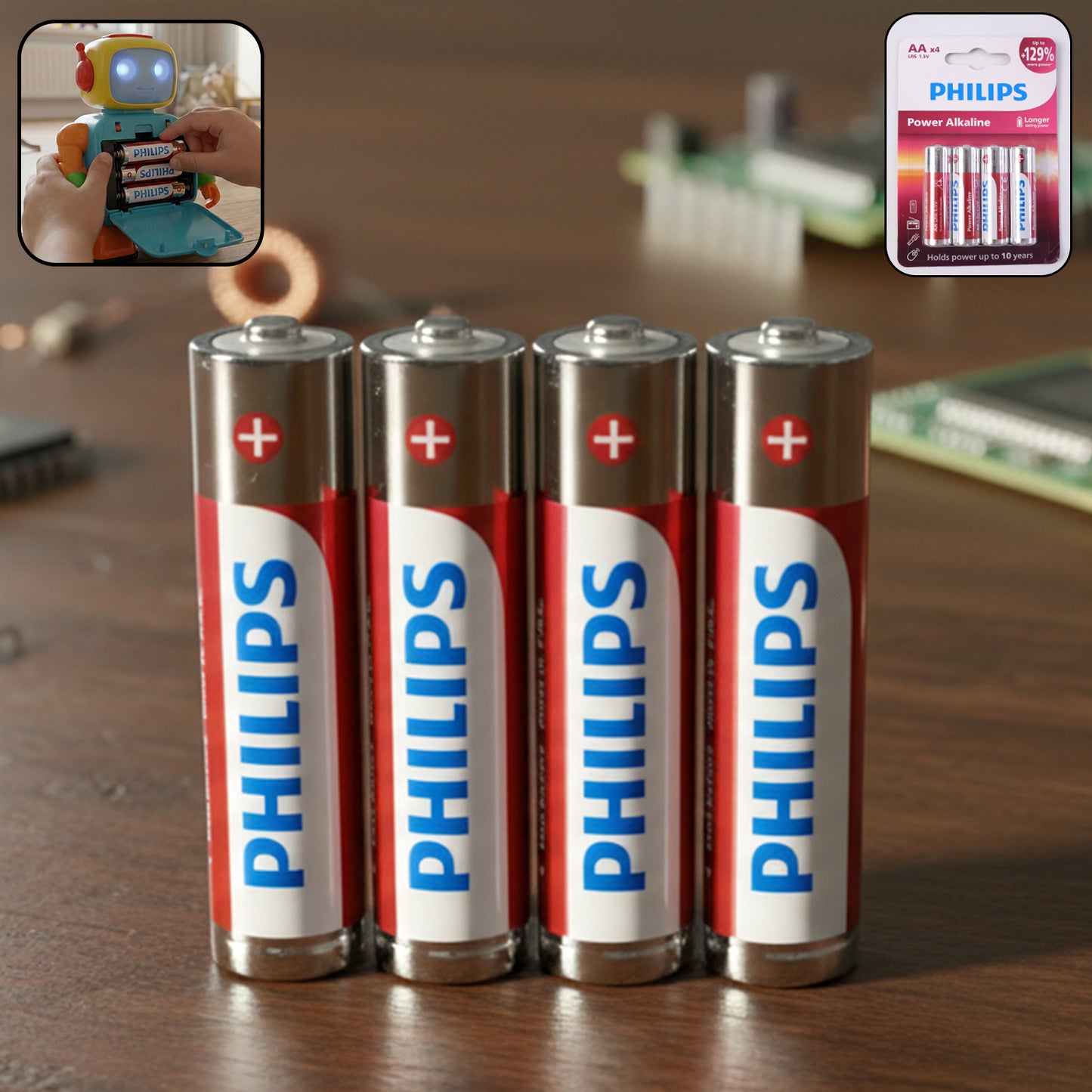 alkaline batteries aa size pack of 4 for electronic devices