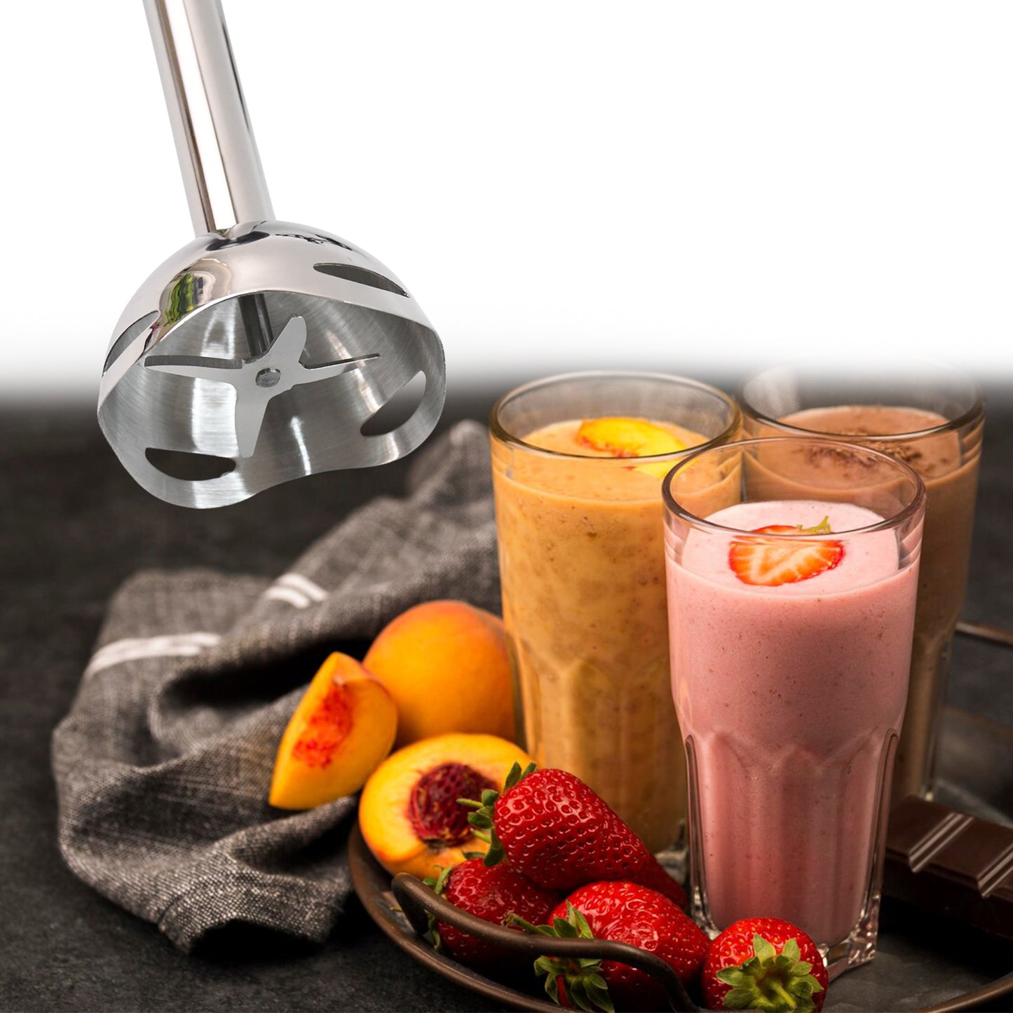 handheld emulsion blender 1500w stainless steel