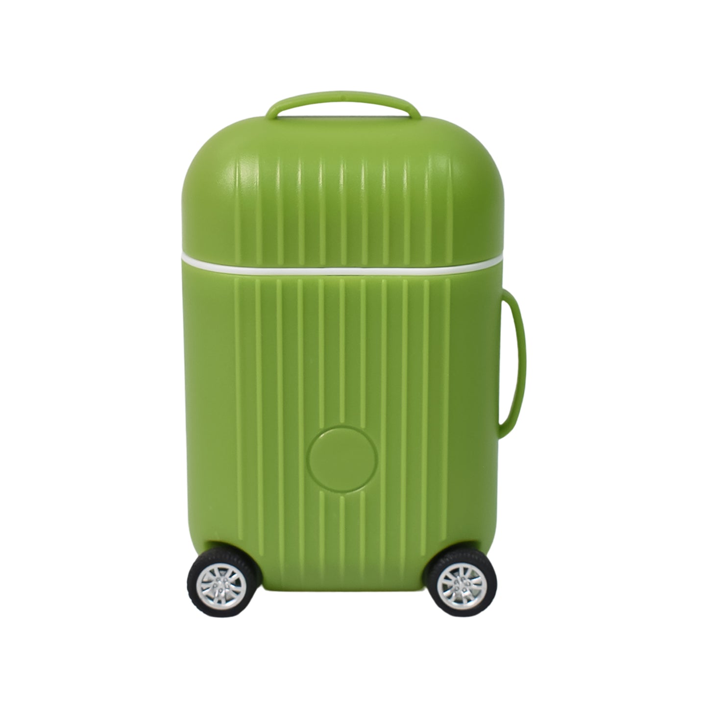 stainless steel manicure pedicure kit 8 pcs with mini 4 wheel suitcase