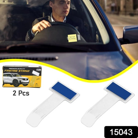 transparent plastic windscreen cardholder for parking tickets pack of 2