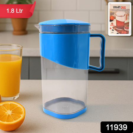 Urban Jug 1.8 Litre  Bpa-free Plastic Water  Juice Jug With Lid And Handle