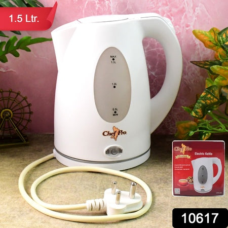 electric kettle 1.5 liter capacity with ergonomic handle