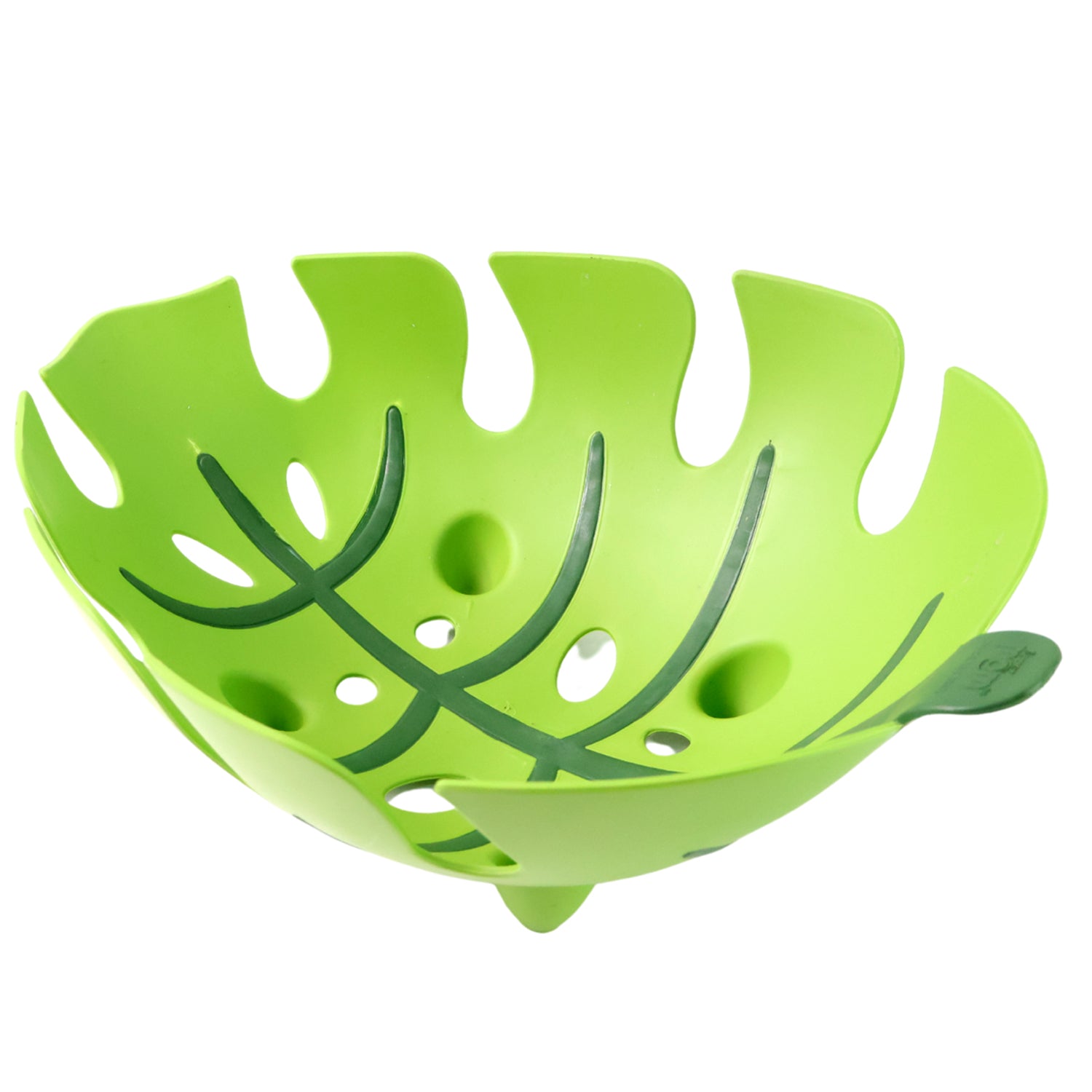 leaf-shaped plastic fruit basket pack of 1