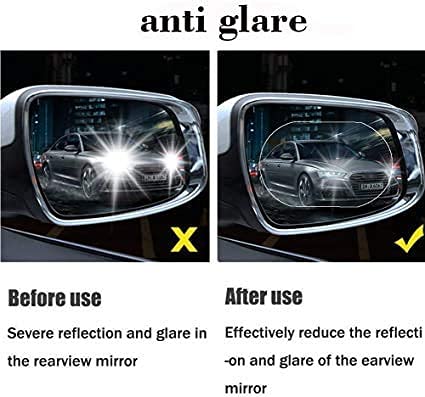 waterproof anti fog protective film for rearview car mirror 17x12 cm pack of 1