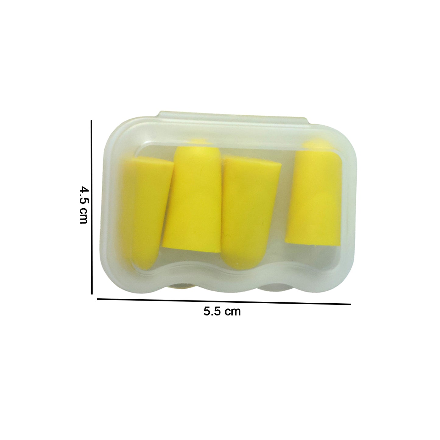 soft foam noise reduction ear plugs with compact storage case pack of 8