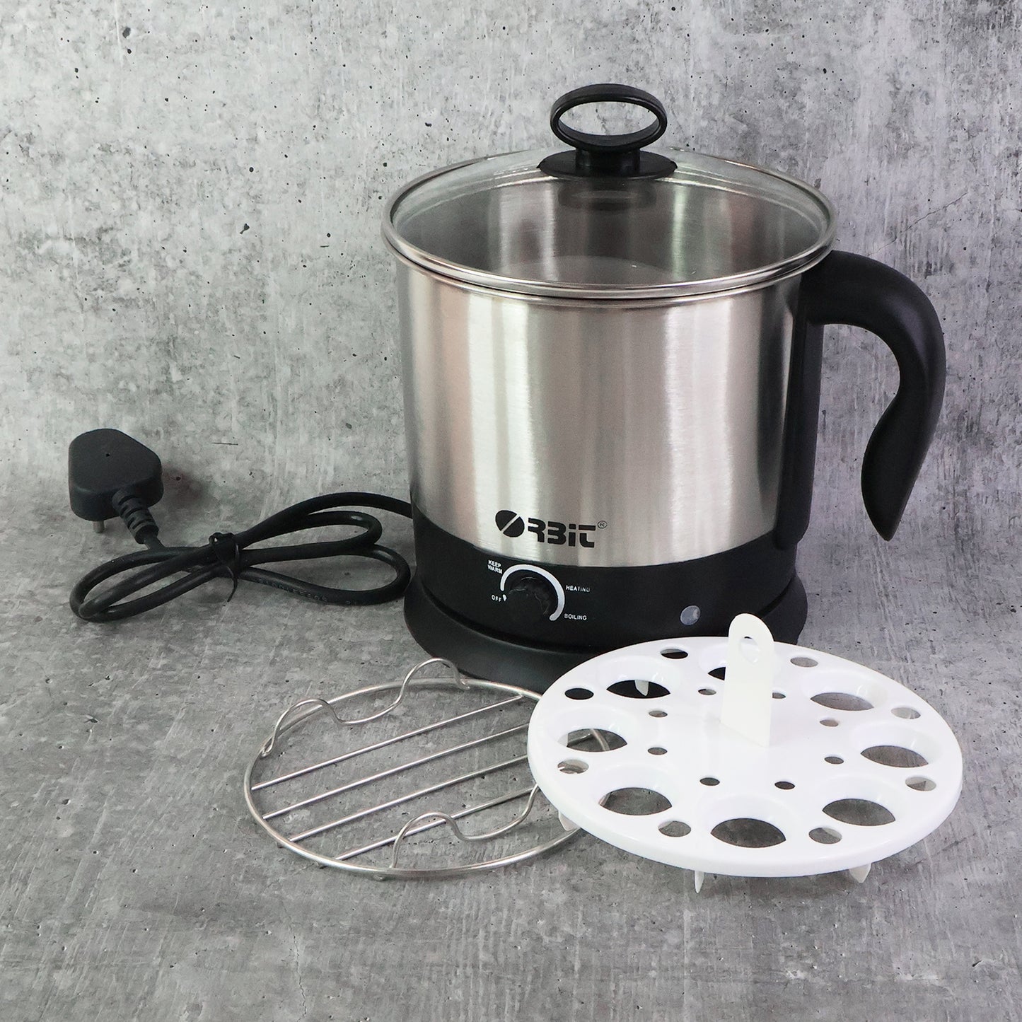 electric idli cooker and steamer 650w stainless steel