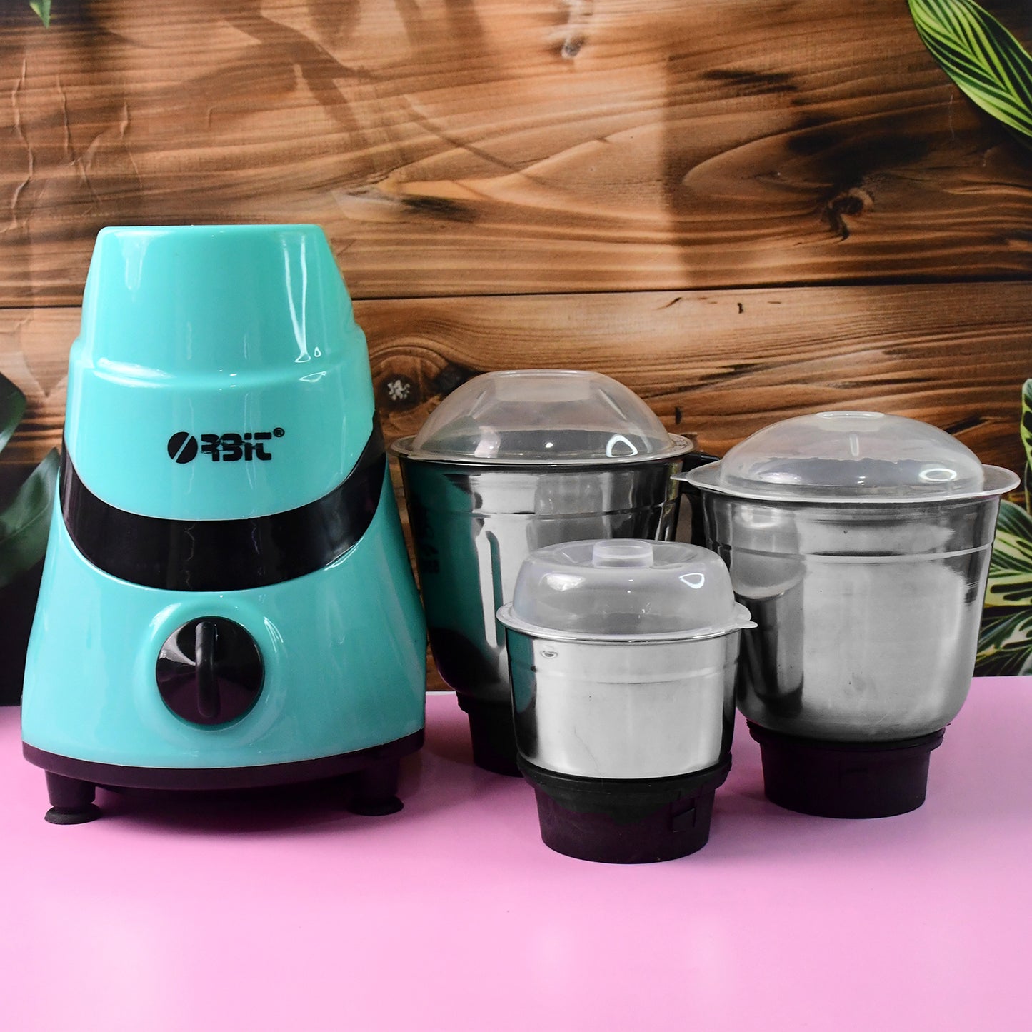 mixer grinder with 550w motor and 3 stainless steel jars