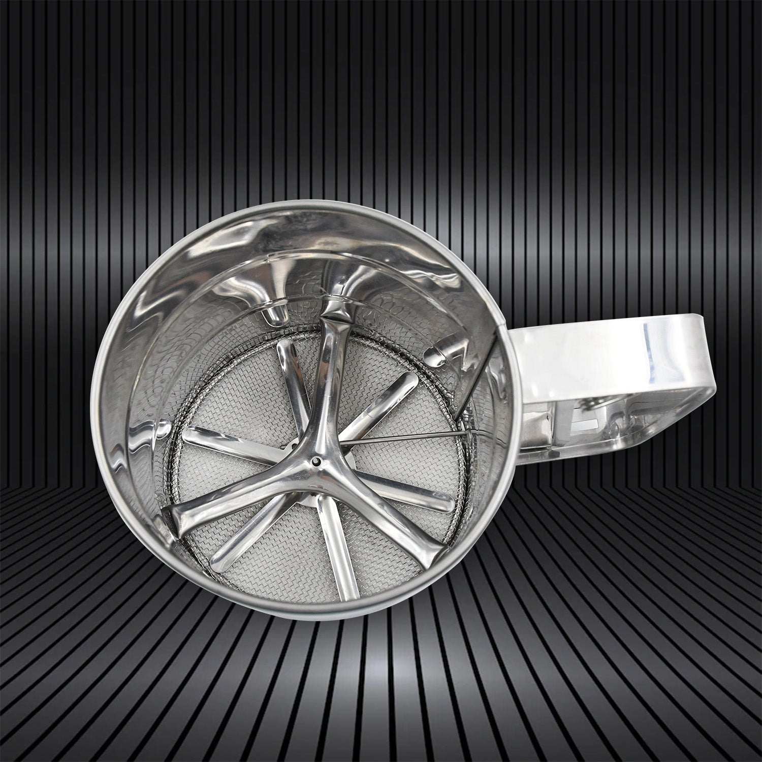 flour sifter stainless steel 330g for baking