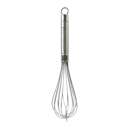 large stainless steel hand whisk for mixing