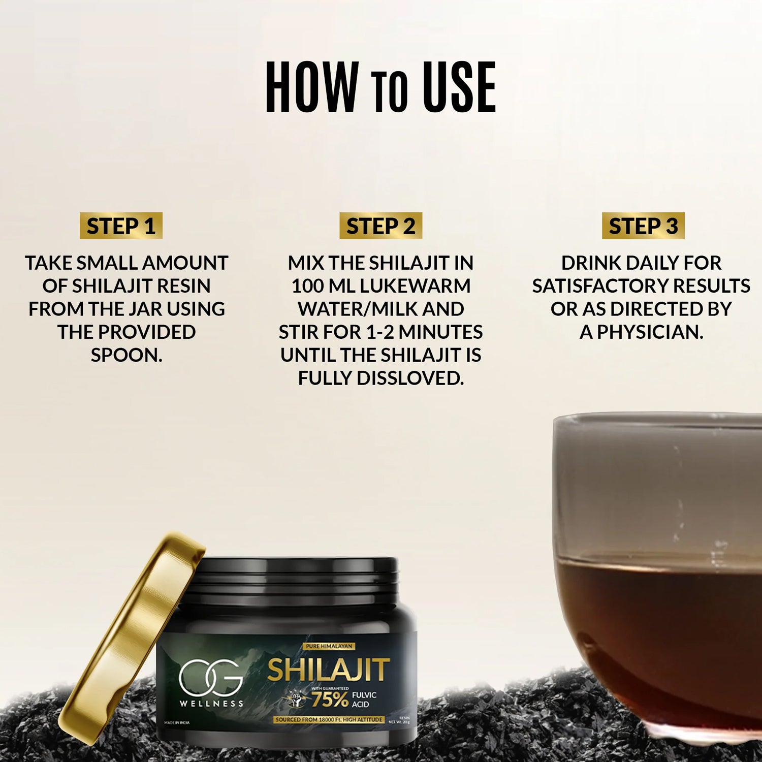 pure himalayan shilajit resin 20 gm pack of 1