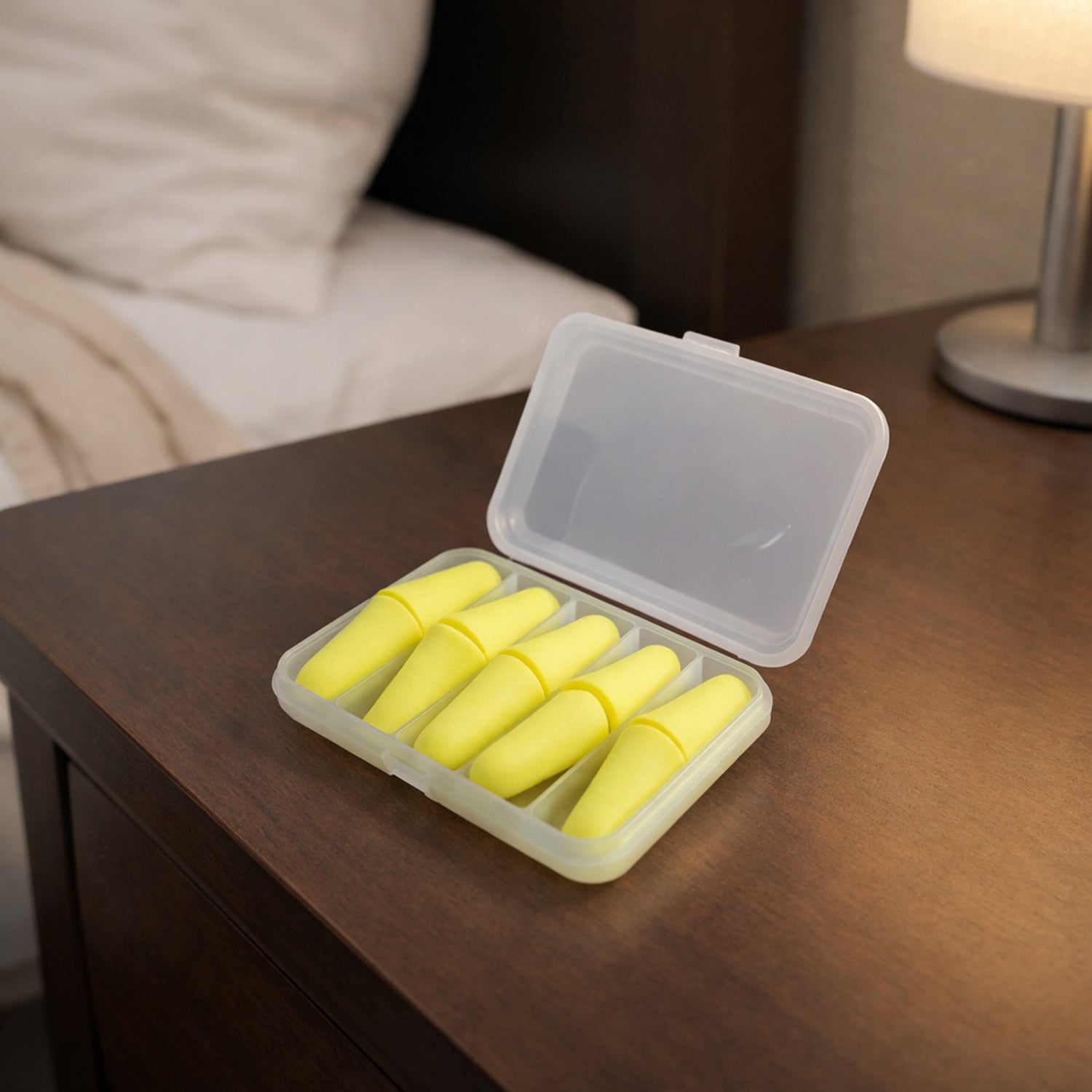 soft foam noise reduction ear plugs reusable pack of 5 pairs