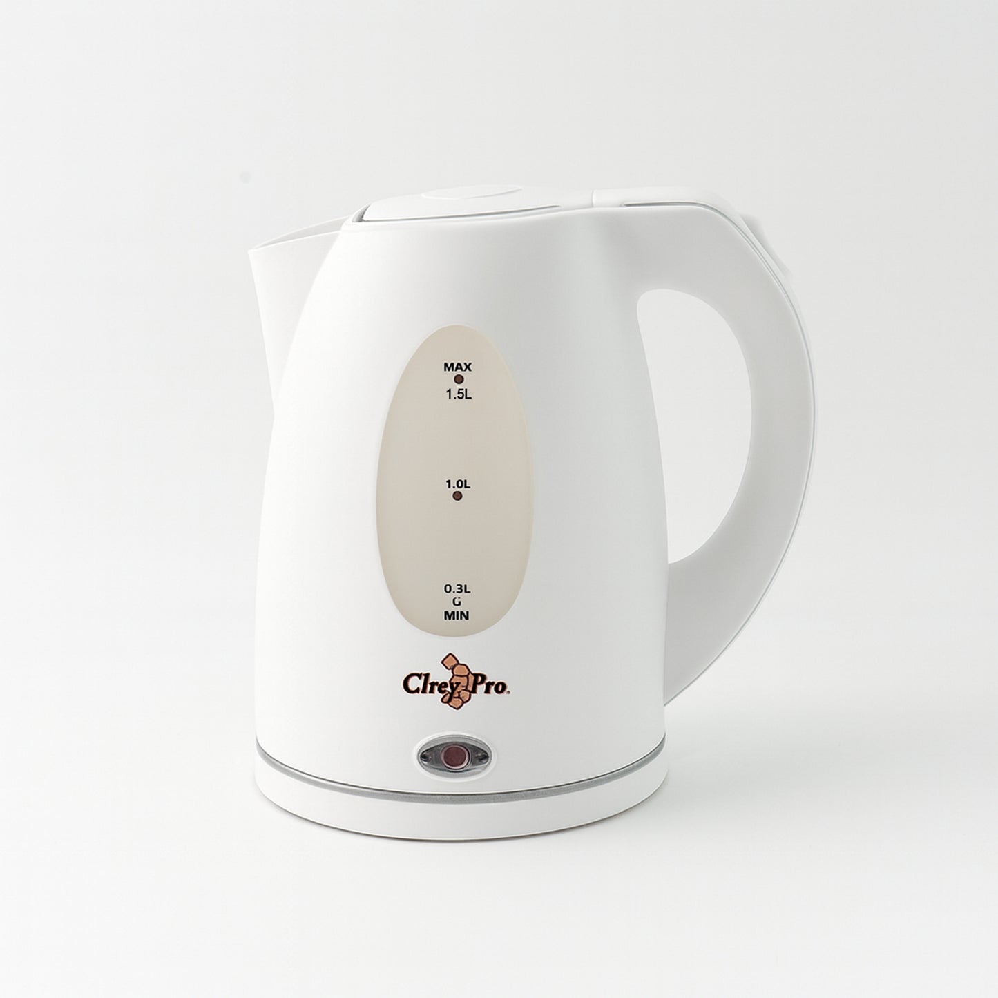 electric kettle 1.5 liter capacity with ergonomic handle