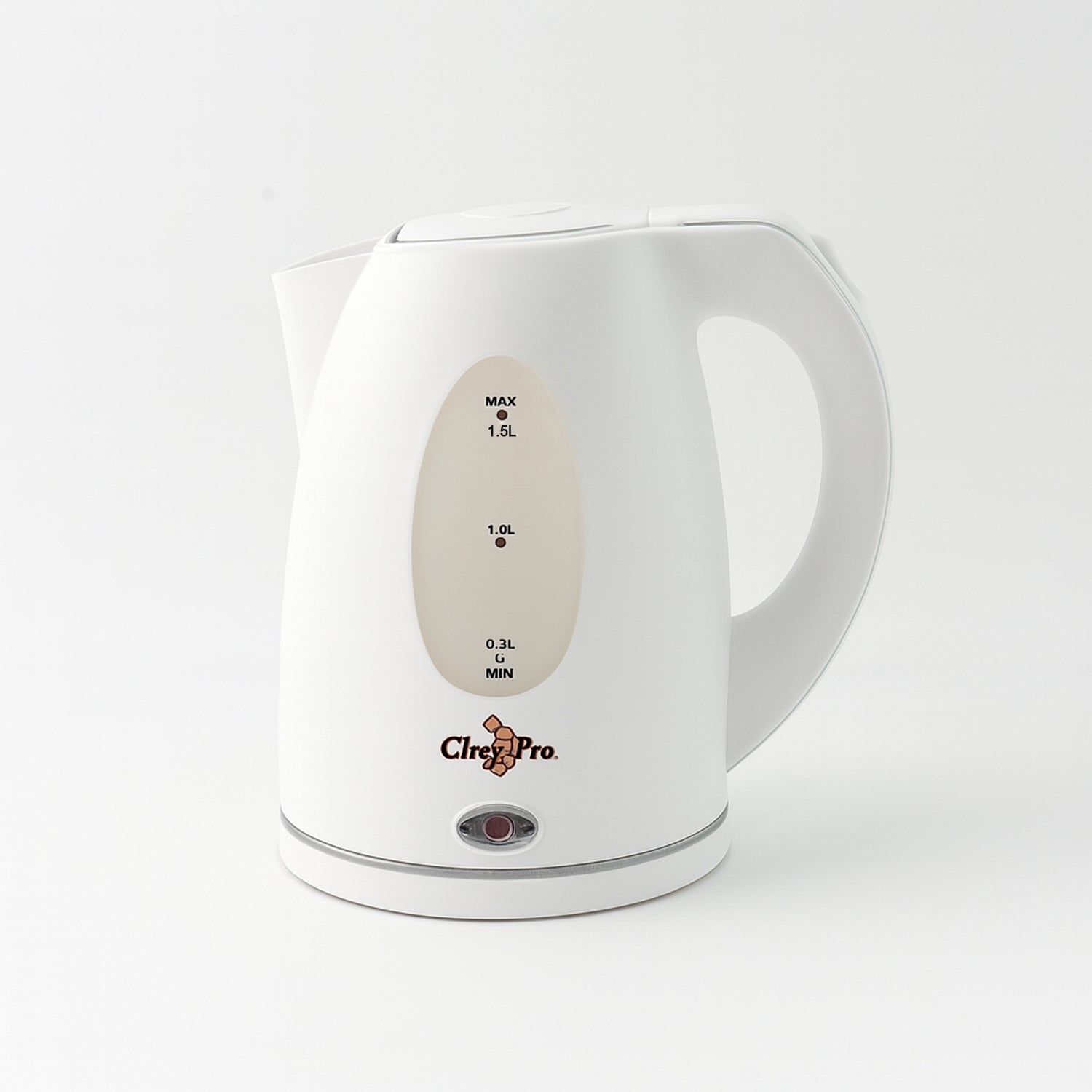 electric kettle 1.5 liter capacity with ergonomic handle