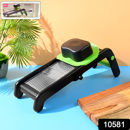 adjustable vegetable slicer with stainless steel blades