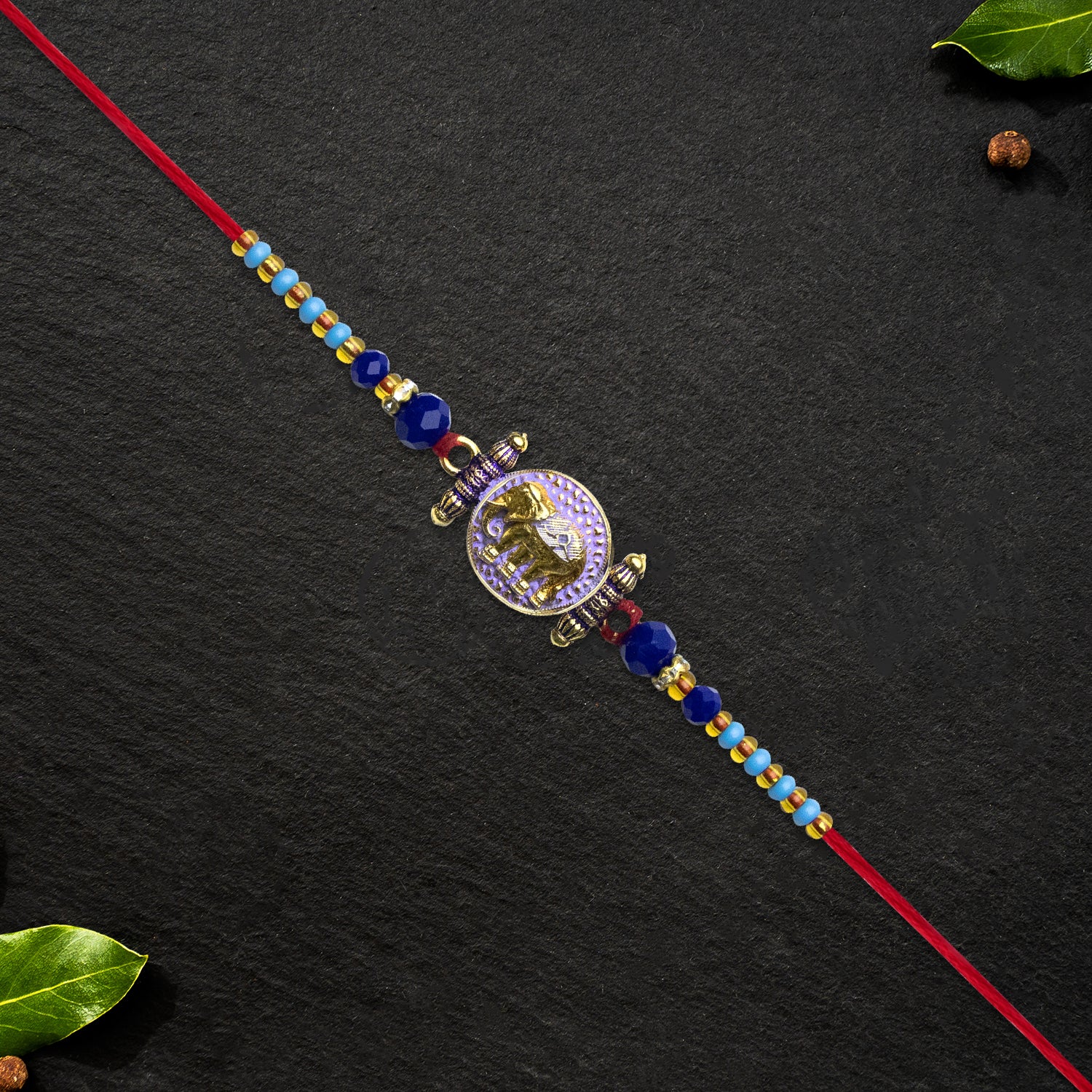 Traditional Rakhi With Elephant Motif