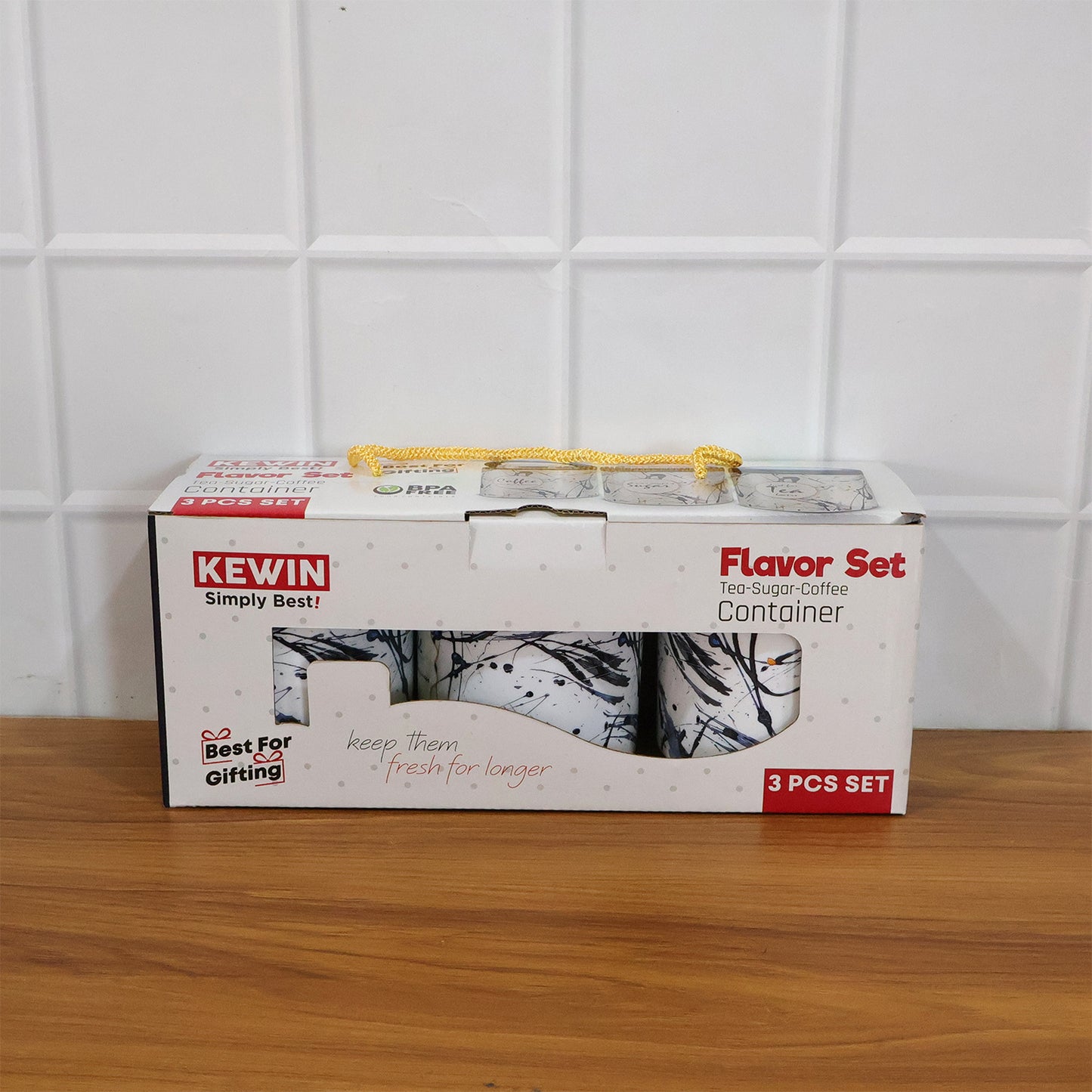 multipurpose plastic storage container set of 3 for kitchen use with airtight lids