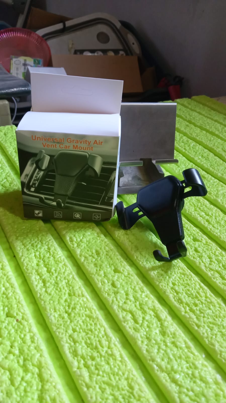 compact plastic mobile phone holder for car air vent pack of 1