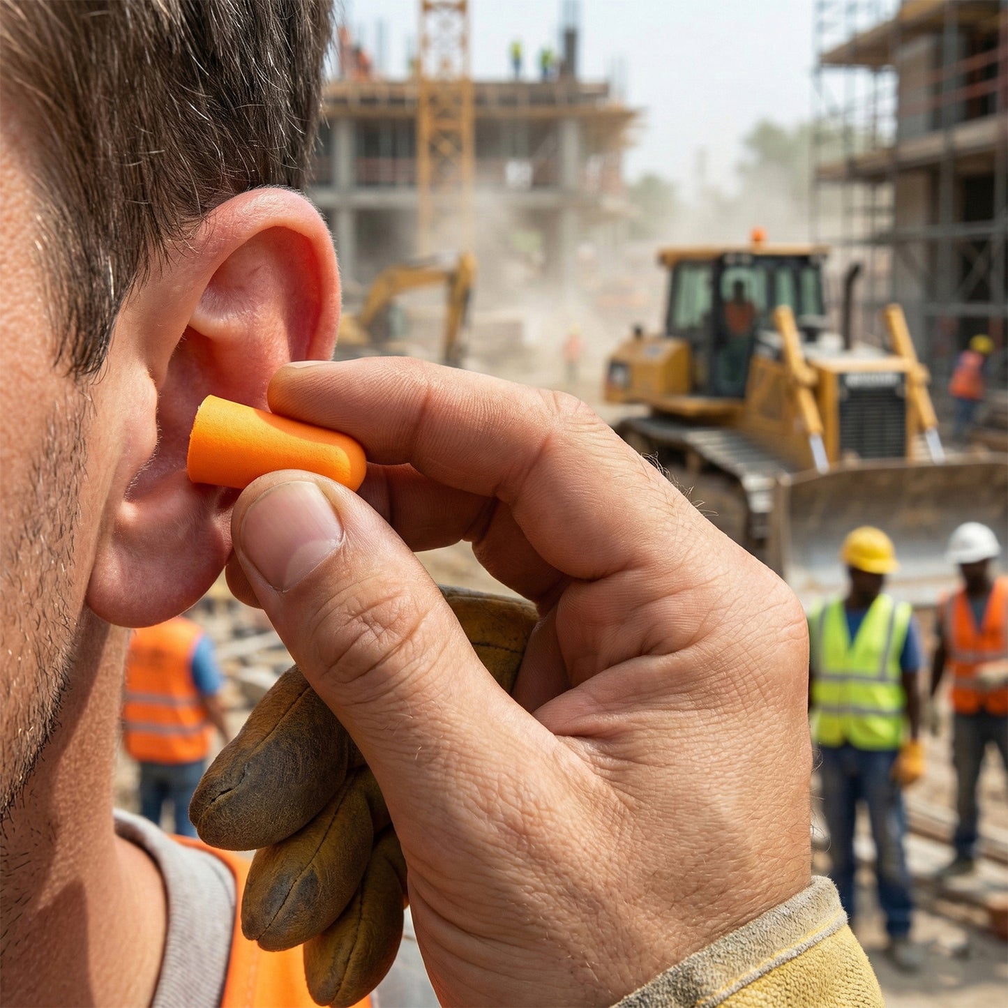 soft foam noise reduction ear plugs with storage case pack of 8