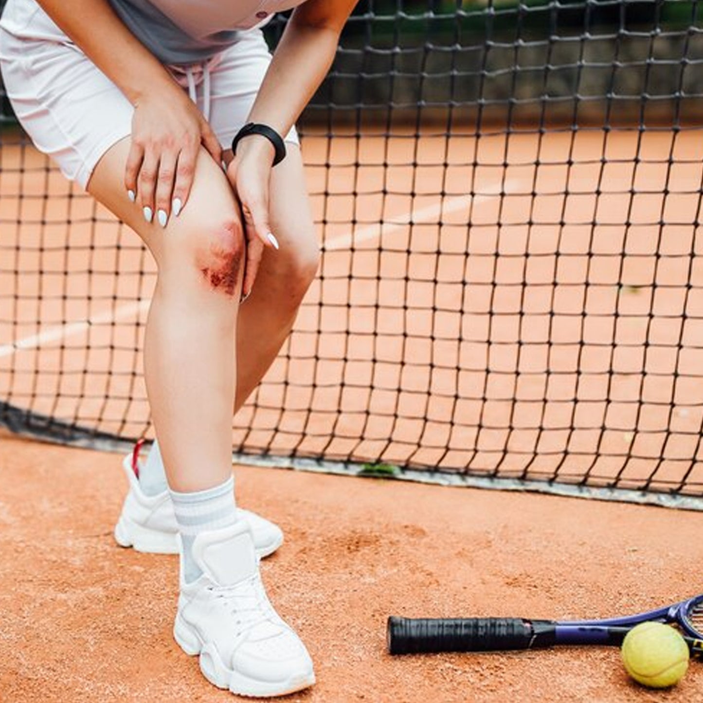 breathable knit large knee cap for knee support pack of 1