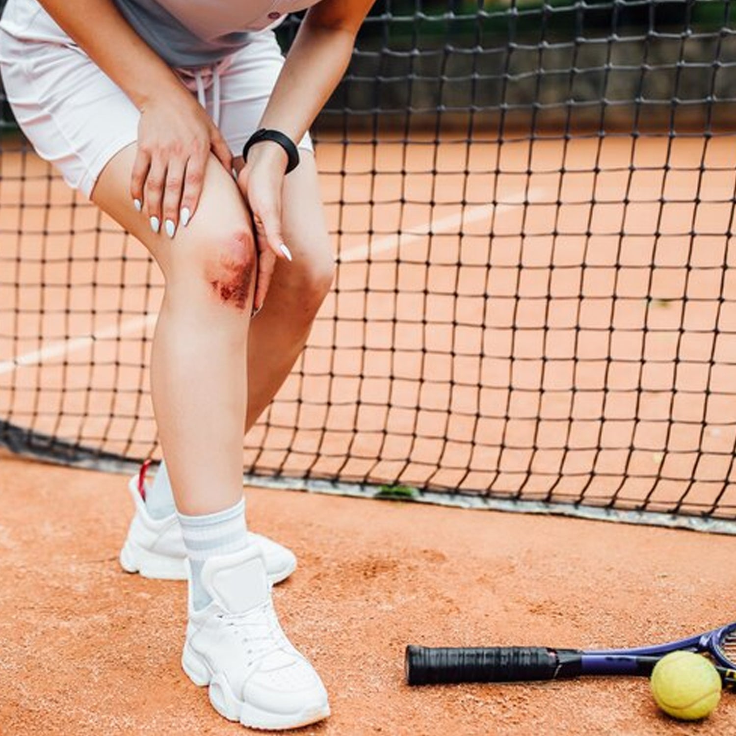 breathable knit large knee cap for knee support pack of 1