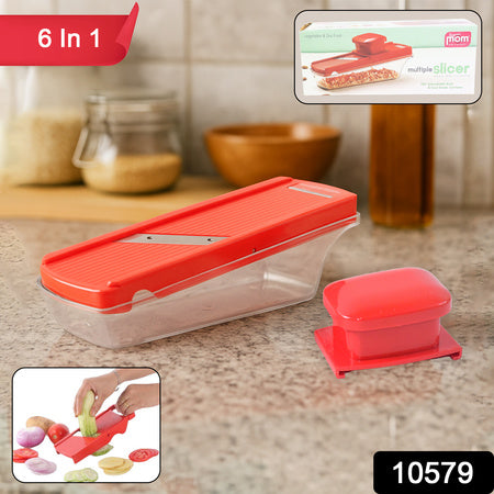 vegetable and dry fruit multiple slicer with food grade container