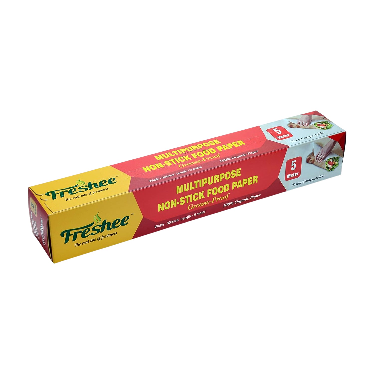 grease-proof non-stick food paper roll 300 mm 5 metres