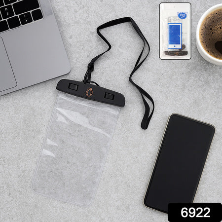 6922 Mobile Cover Pouch Transparent Waterproof Sealed Plastic Smartphone Protective Pouch Coverbag For All Mobile Phones