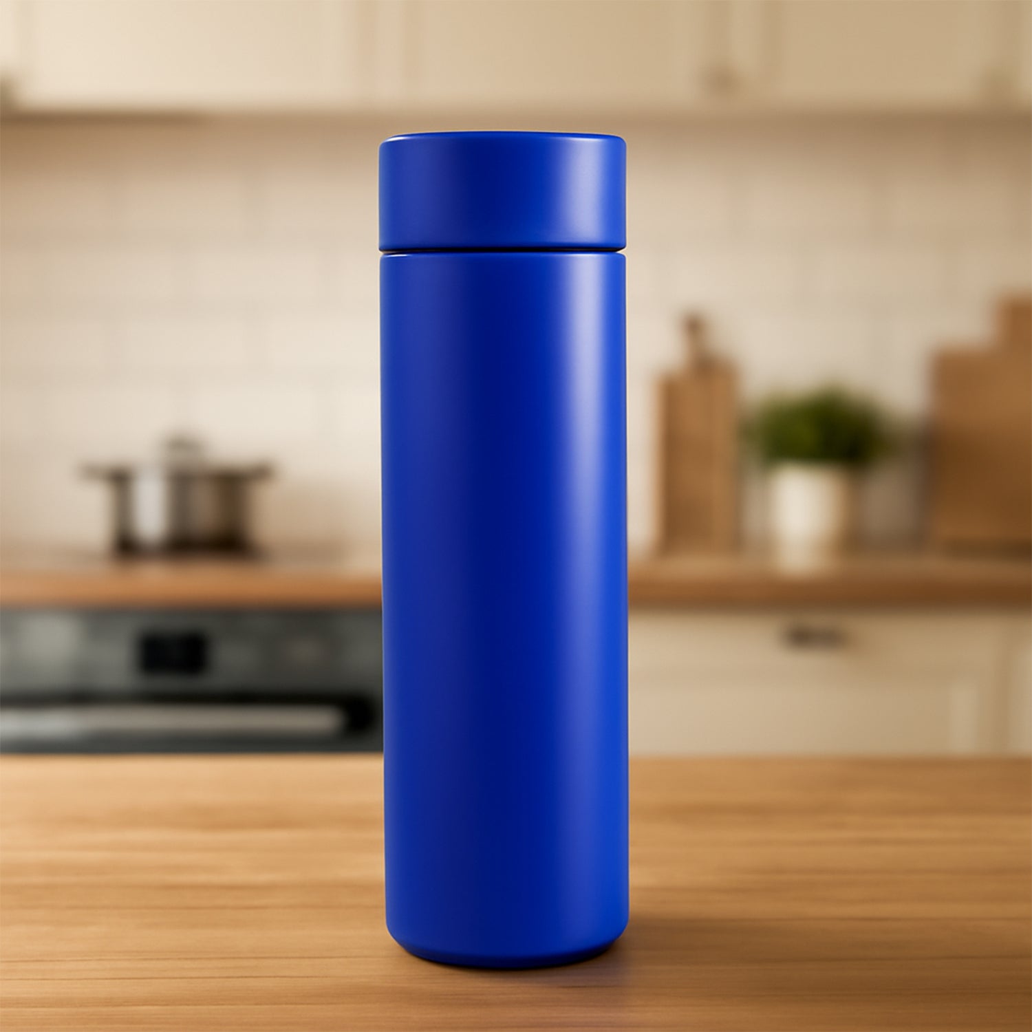 Blue Vacuum Insulated Water Bottle (1 Pc  500ml)