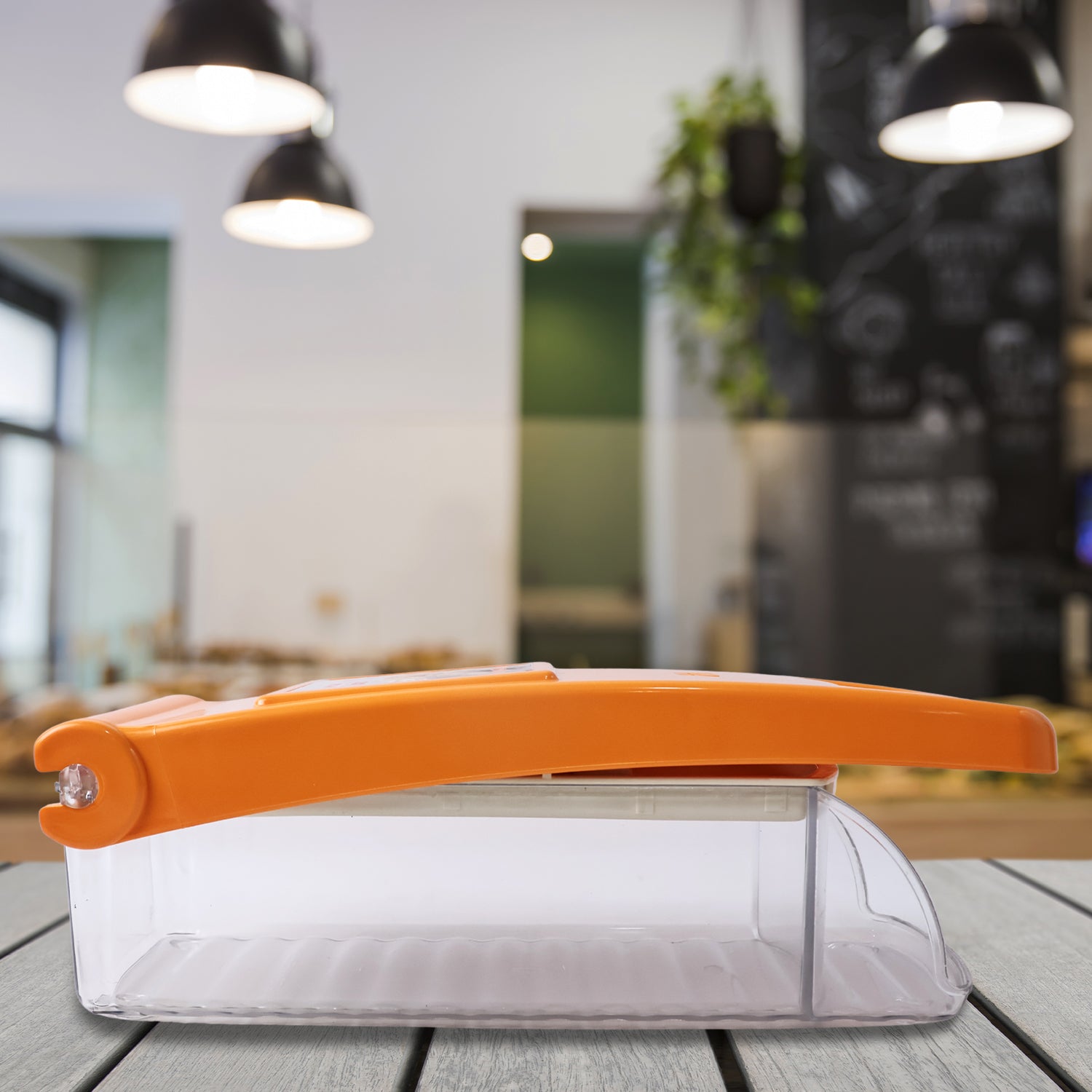 vegetable fruit chopper with abs body and stainless steel blades