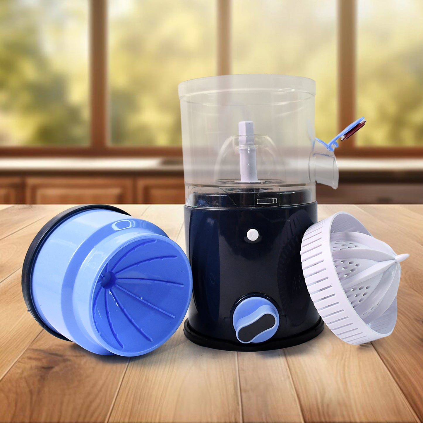 manual juicer compact with vacuum lock base for kitchen use pack of 1