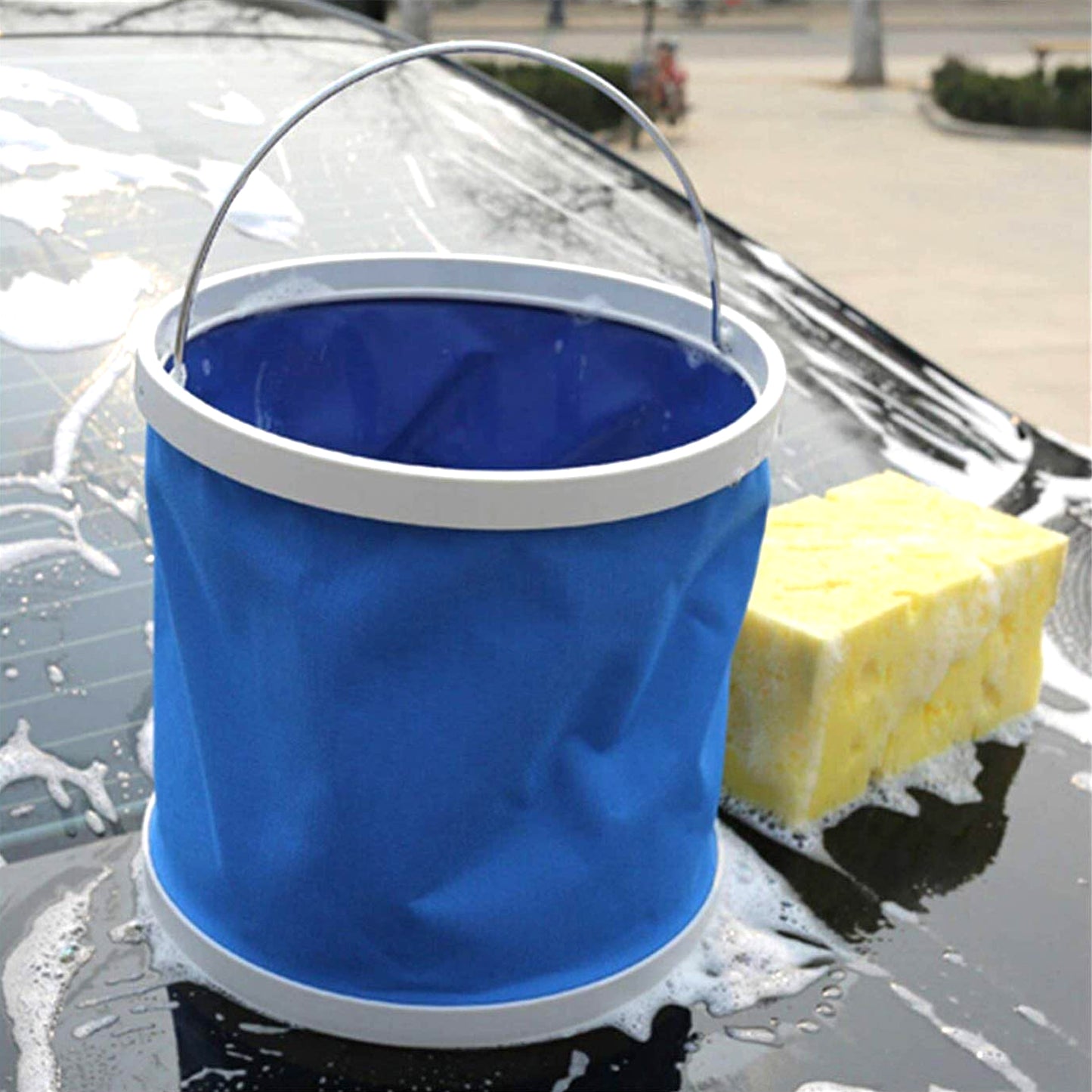 microfiber plastic rubber car washing and cleaning kit 9 tools pack of 1