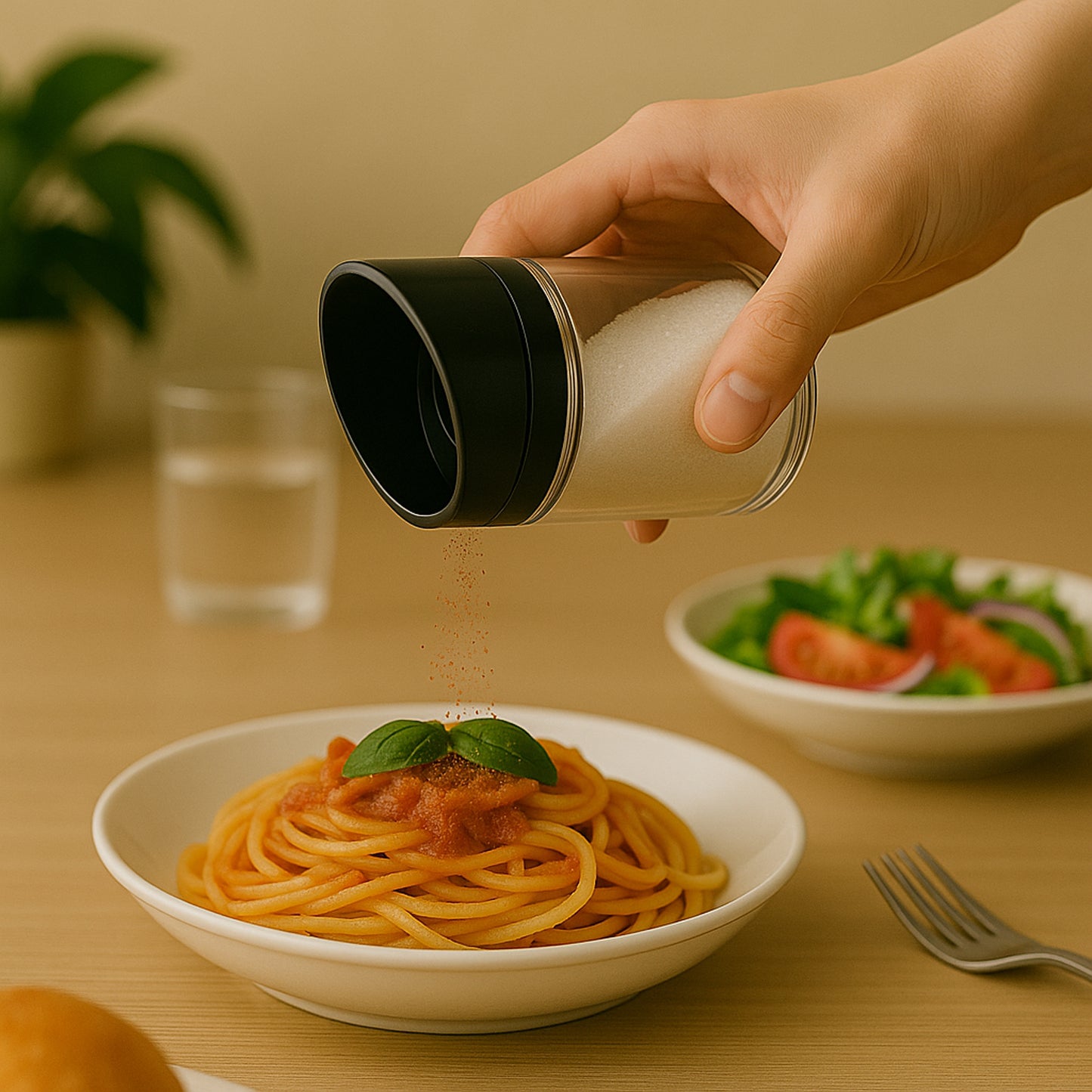 Apex Slant-lid Kitchen Storage Jar Set (2 Pc)