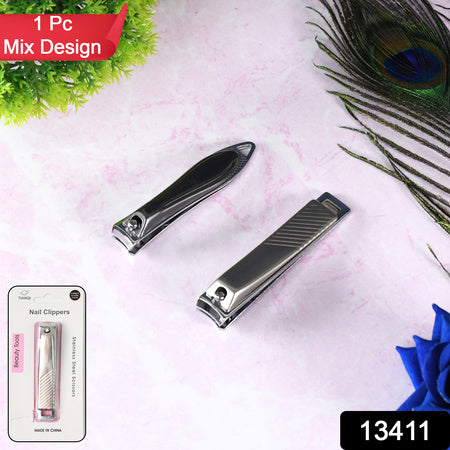 stainless steel nail clippers portable folding design 1 pc