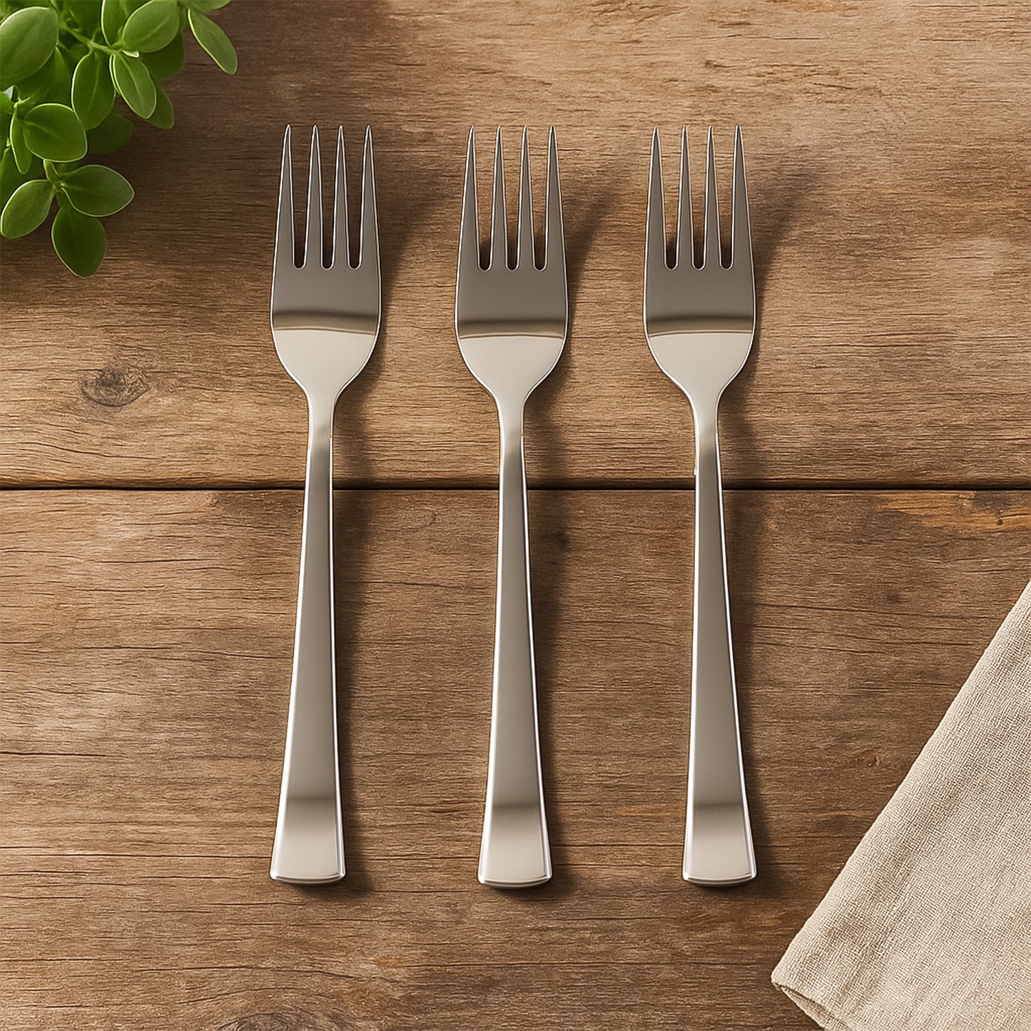 stainless steel dinner fork set pack of 3