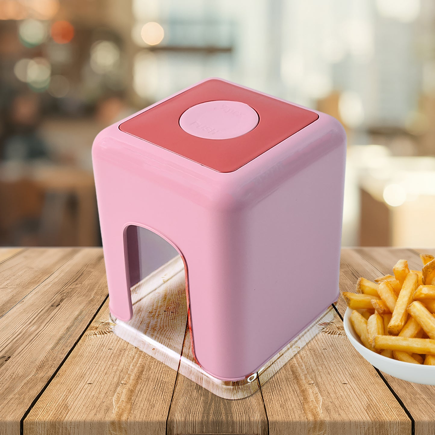 heavy duty potato chipser vegetable chopper with dual blade set