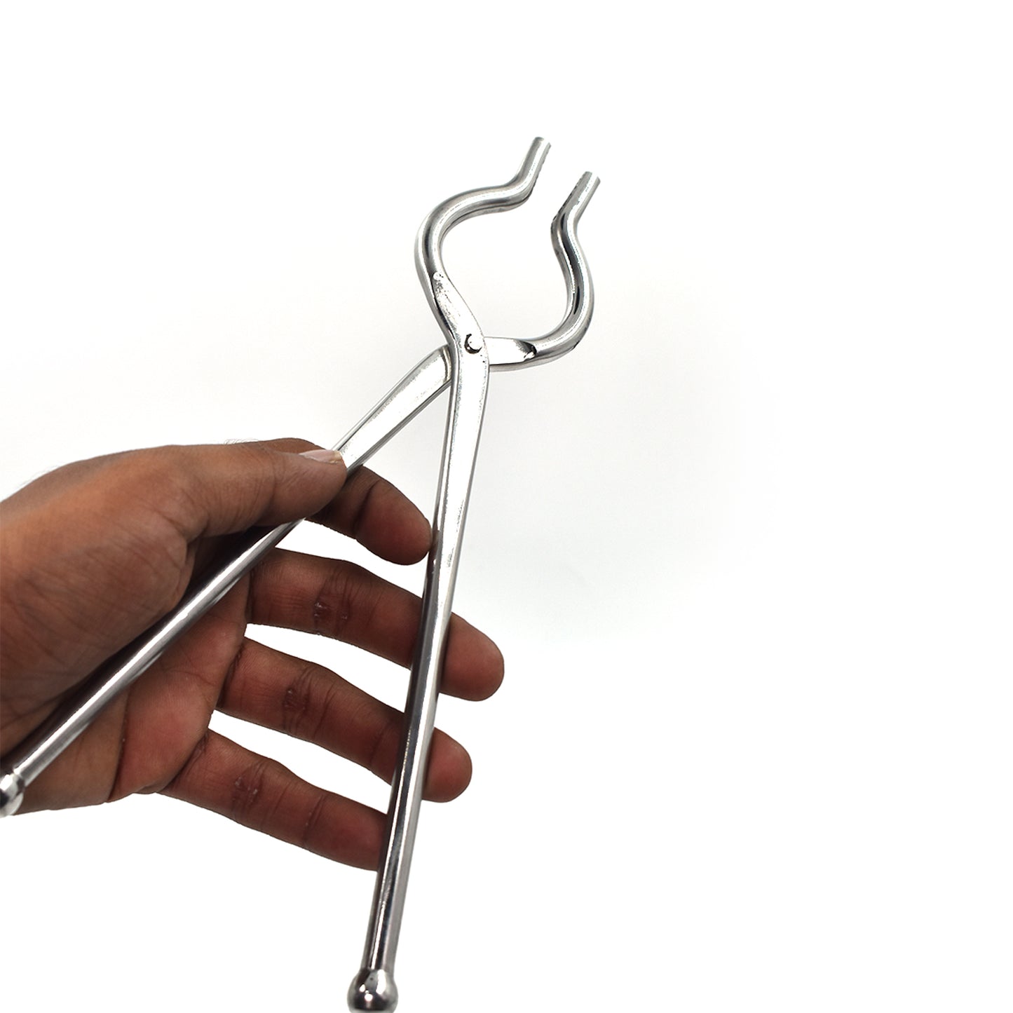 stainless steel tongs 33 cm for holding hot utensils