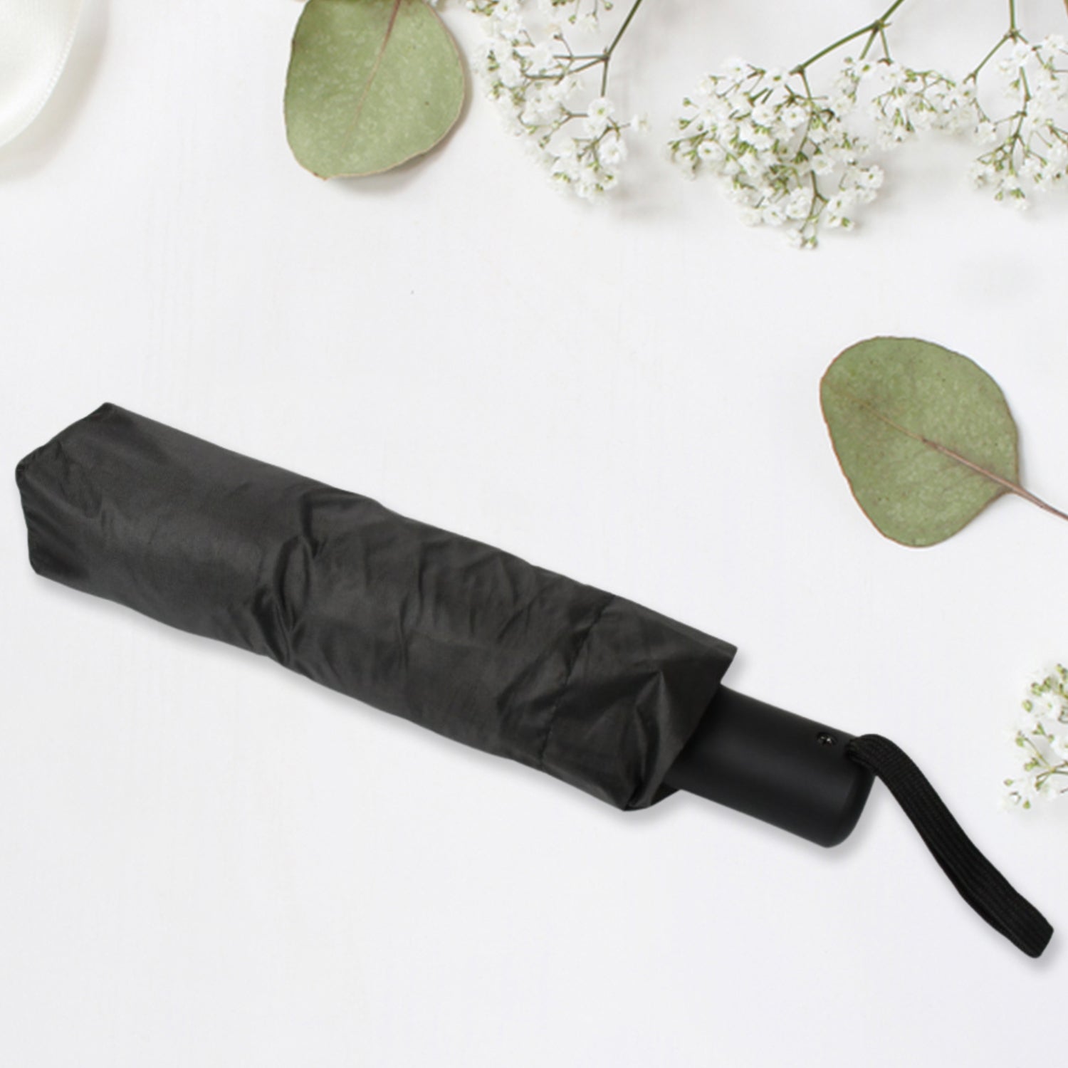 waterproof polyester 2 fold manual open umbrella compact pack of 1