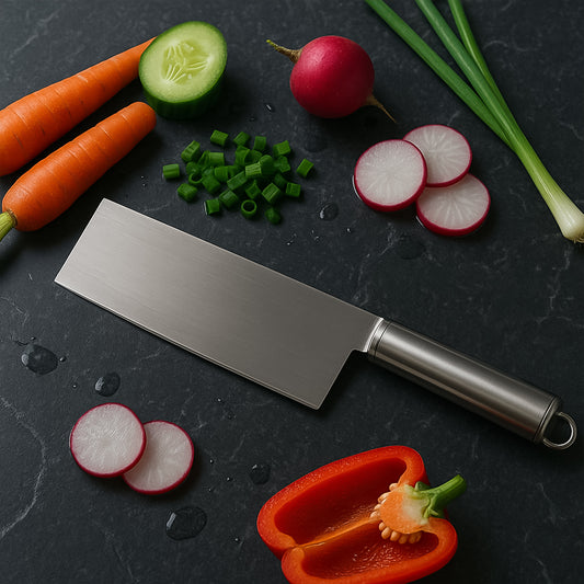 vegetable cleaver knife 27 cm stainless steel
