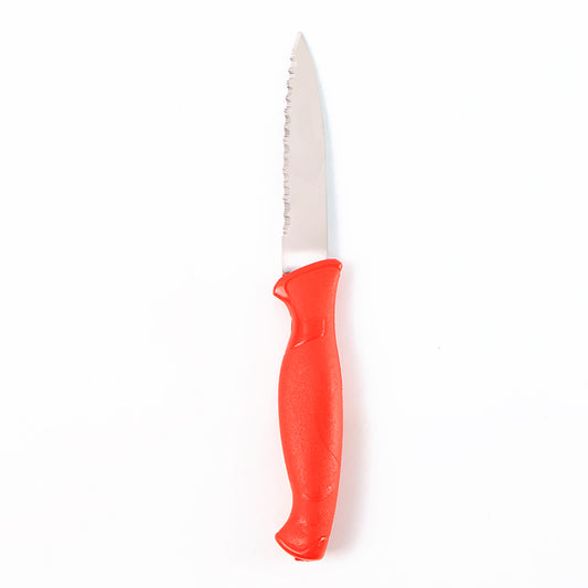 serrated kitchen knife 22 cm stainless steel blade